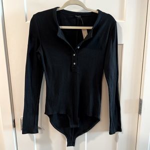 NWT J. Crew Button Up Bodysuit. Size M